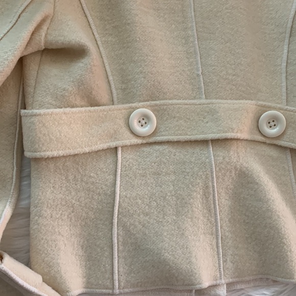 MERONA IVORY WAISTLINE DOUBLE BREASTED JACKET - Picture 9 of 16